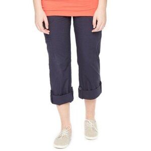 Oh Baby by Motherhood Womens Maternity Blue Lightweight Cargo Pants Sz S New